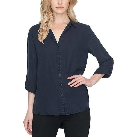 Matty M Ladies' Lyocell Blouse (Midnight, Small) New with box/tags