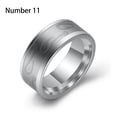 thumbnail image 3 of Men Stainless Steel 8mm Ring Fish Hook Rings Fishing Universal Men Stainless Band Loop Simple Style Fashion Accessory Jewelry Gifts for 11, 3 of 9