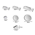 thumbnail image 6 of Dinner Tray Round Love Heart Oval Food Grade Mirror Polished Dessert Towel Jewelry Vanity Storage Tray Dish Plate Home Supplies, 6 of 7