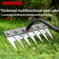 thumbnail image 3 of Garden Cultivator Rake, Multi-tine Carbon Steel Garden Cultivator Rake, 2025 Iron Weeding Rakes 2.0 For Yard Lawn, 5/6/7/8 Teeth Carbon Steel, Heavy-Duty Hand Weeder Puller, 3 of 7