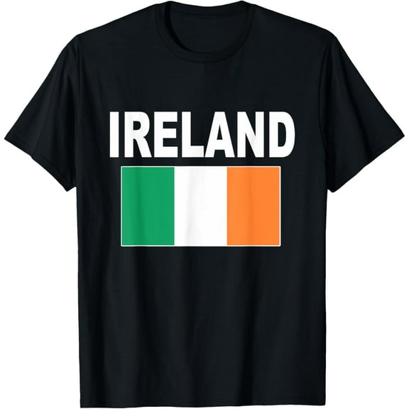 Ireland Flag Cool Men Women Eire Bratach Irish T-Shirt100% cotton short-sleeved shirt for both men and women