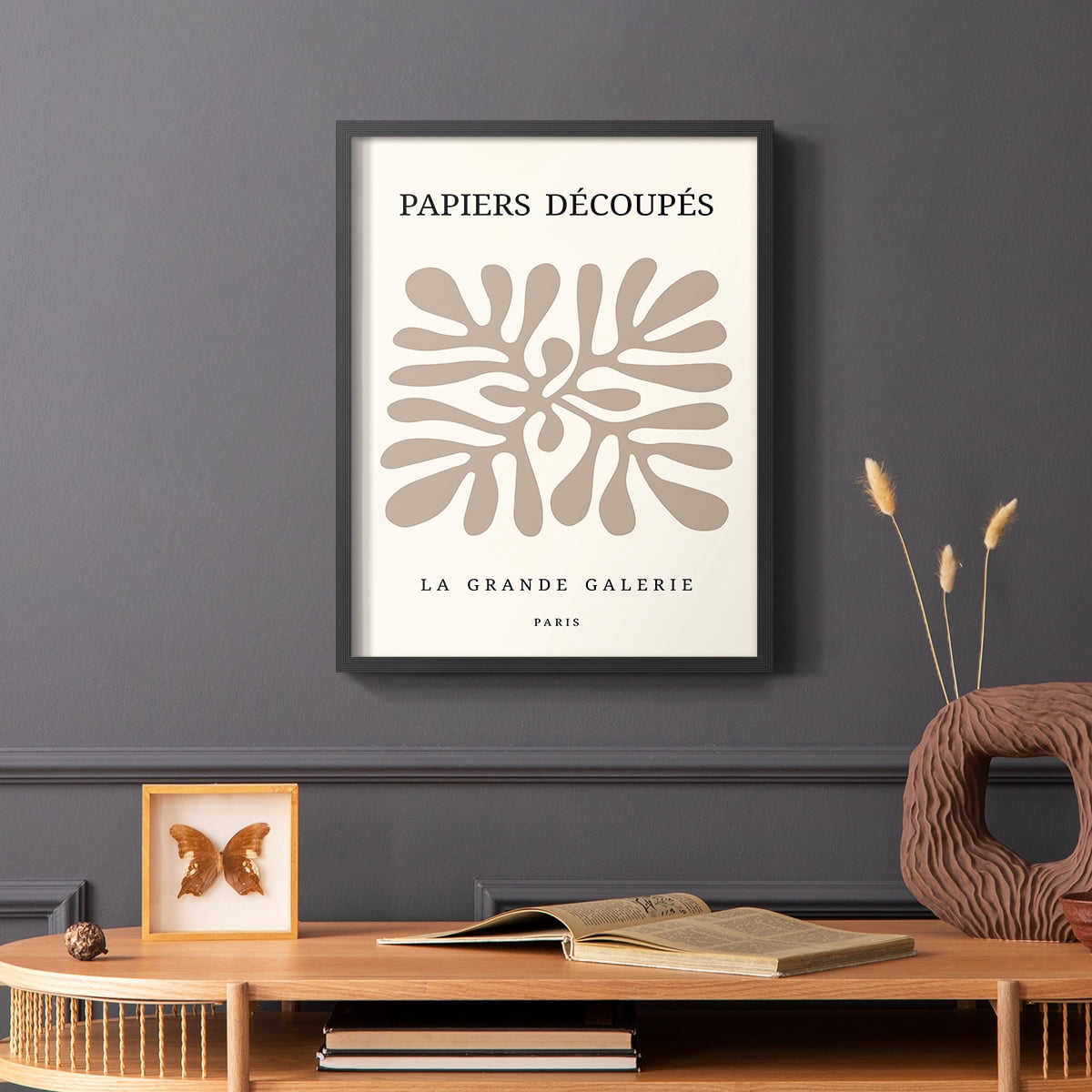 Matisse CCCLXXXIX in Black Solid Wood 8 x 10 Framed Print
