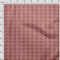 thumbnail image 3 of oneOone Cotton Silk Red Fabric Geometric Bandhani Craft Projects Decor Fabric Printed By The Yard 42 Inch Wide, 3 of 4