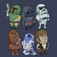 thumbnail image 2 of Mens Star Wars Cartoon Crew Tank Top, 2 of 4