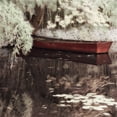 thumbnail image 2 of Poinski, Dianne 20x20 Black Ornate Wood Framed with Double Matting Museum Art Print Titled - Bateau a Giverney, 2 of 4