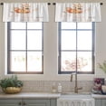 thumbnail image 3 of LALILO Kitchen Curtain Valance Cute Watercolor Bohemian Baby Rod Pocket Window Curtain 52"x 18" Set of 2, 3 of 5