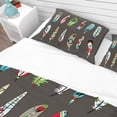 thumbnail image 4 of Designart 'Feathers Painted with Colorful Ethnic Pattern' Southwestern Duvet Cover Set, 4 of 4
