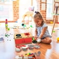 thumbnail image 1 of LEEYNEER Clearance Home Kitchen Kids Toy Kitchen Set 56 PCS Pretend Play Cooking Set With Interactive Cooktop Realistic Accessories Pressure Cooker Kettle Frying Pan Play Best Gift, 1 of 9