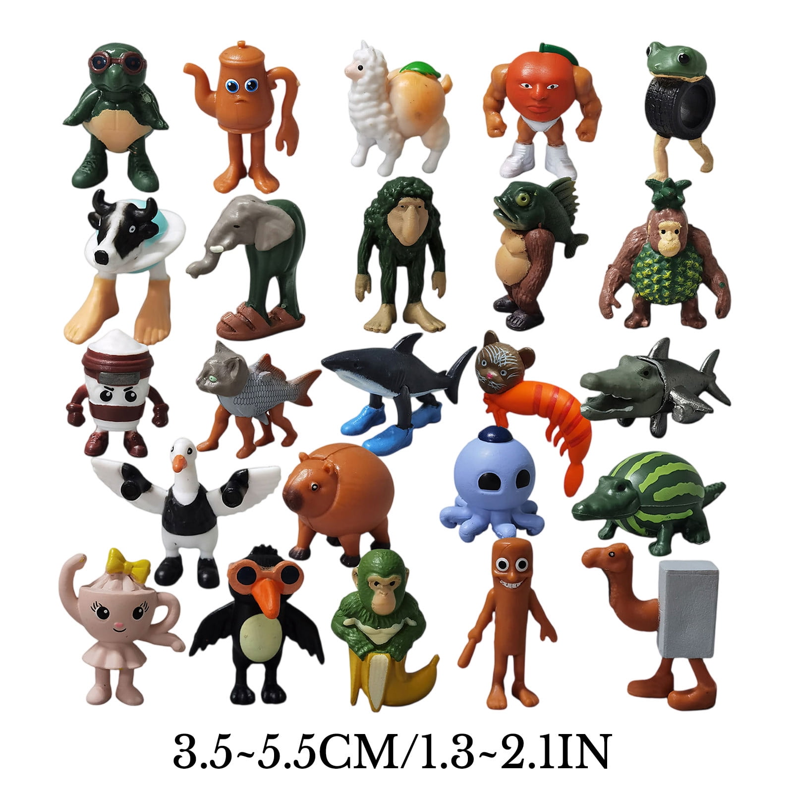 24PC Italian Brainrot Toy Collection Figure Toys， Italian