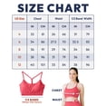 thumbnail image 4 of Nirlon Y Back Adjustable Sports Bras For Women - Nirlux Camisole Sports Bra, Stretchy Womens Tops Soft Workout Tops For Women (Magenta, 12), 4 of 6