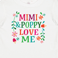 thumbnail image 4 of Inktastic Mimi and Poppy Love Me Granddaughter Girls Baby T-Shirt, 4 of 5