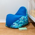 thumbnail image 6 of Big Joe Warp Bean Bag Chair, Blue Woodland Camo Smartmax, Durable Polyester Nylon Blend, 3 feet, 6 of 7