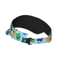 thumbnail image 3 of Bingfone Adjustable Empty Top Sun Visor for Women and Men-Cartoon Monster, 3 of 8
