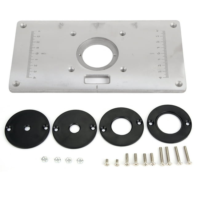 Router Table Insert Plate,235mm X 120mm X Aluminum Router Woodworking Woodworking Table Finely Tuned Performance