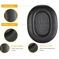 thumbnail image 3 of Earpads Replacement for Sony WH-1000XM5 Headphones Ear Pads Cushions Soft Protein Leather Earmuffs with Noise Isolation Foam, 3 of 5