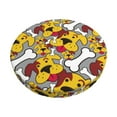 thumbnail image 2 of Lsque Cute Dog Round Bar chair cushion covers Velvet Fabric Premium Comfort Protects from Scratches and Stains for 14-17 Inch Chair- 14 inch, 2 of 7