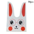 thumbnail image 1 of Coofit 50PCS Candy Bag Rabbit Ears Design Treat Bag Party Favor Bag for Cookies Candy, 1 of 10