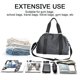 thumbnail image 4 of Bolsa de lona de viaje, Bolsa deportiva para gimnasio, Bolsa de hombro para el fin de semana durante la noche, 4 of 5