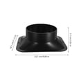 thumbnail image 2 of unbranded Conector De Brida Para Ducto De Aire En Material ABS Negro Ideal Para Repuestos Y Reparación, 2 of 8