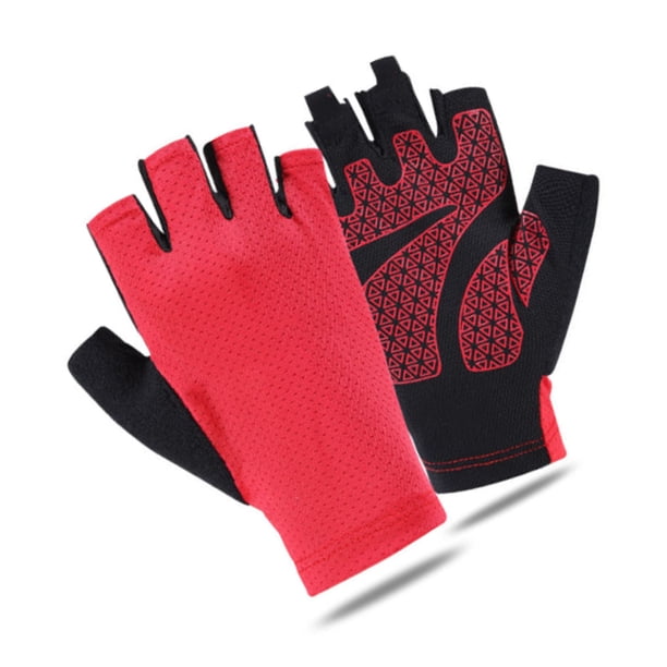 Sonducket Guantes de fitness Guantes suaves y cómodos Resistencia al desgaste Muñequera seca Protección de la palma Mujeres Entrenamiento Ciclismo 14.7x12.8x1.7 cm 8