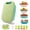 Green, variant on JUXIAO Collapsible Cutting Board Set, 9 in 1 Multifunctional Cutting Board with Colander Portable and Foldable Chopping Board for Outdoor Camping, Picnic, Kitchen, Apartments, Dorms,Green
