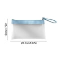 thumbnail image 3 of Compact TPU Frosted File Storage Bag, A6 Size, Waterproof Zippered Document Organizer for Office, School, Travel - Lightweight Tote for Documents, Reports, and Check Records, 3 of 6