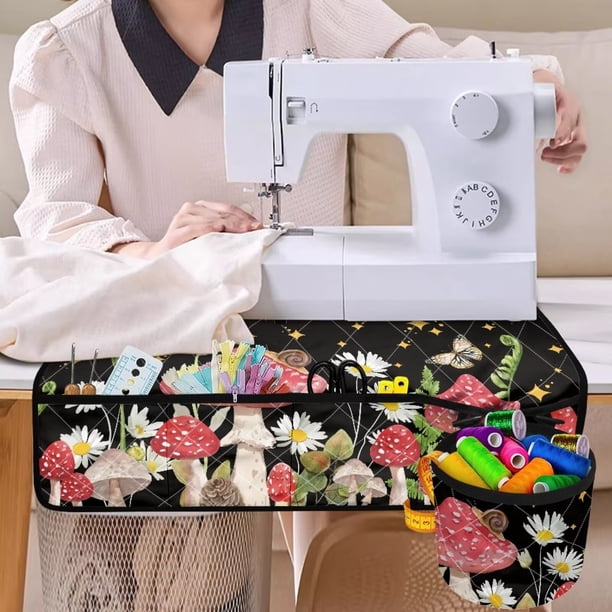 FKELYI Aesthetic Sewing Machine Pad Anti Vibration Sewing Machine Table  Pads Soft Mushroom Star Butterfly Sewing Machine Mat for Table - Walmart  Business Supplies