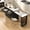 Marble Black, variant on ANPOO Large Kitchen Island with Extendable Dining Table and Power Outlet, Rolling Kitchen Island Cart on Wheels with 2 Storage Cabinets & 2 Drawers & 3 Spice Racks, Island Table for Kitchen