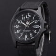 thumbnail image 1 of HOARBOEG Montre-Bracelet Militaire en Acier Inoxydable pour Hommes Date Analogique Quartz Armée BK, 1 of 4