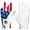 M, variant on FINGER TEN Golf Gloves Men Left Hand Right with Ball Marker USA Flag Blue Camo Plaid Pack, Mens Leather Golf Glove All Weather Grip Small Medium ML Large XL