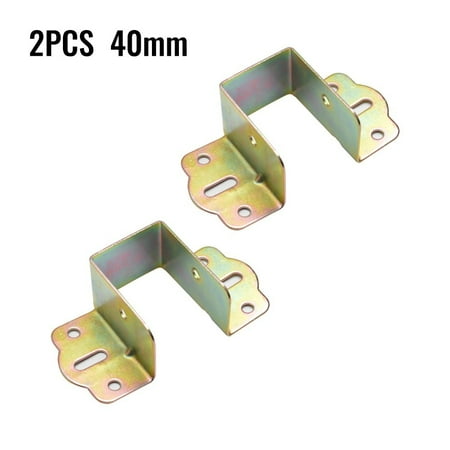 

2pcs Bed Rail Brackets Bed Support Furniture Fixed Bed Hardware Accessories