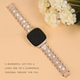 thumbnail image 5 of REQO Bling Bands Compatible with fitbit Sense 2/Sense/Versa 4/Versa 3, Women Replacement Wristbands Dressy Luxurious Bracelet for Ladies, 5 of 7