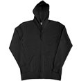 thumbnail image 2 of SG Ladies Full Zip Plain Hooded Sweatshirt, 2 of 3