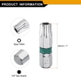 thumbnail image 2 of Uxcell 5pcs Torx Screwdriver Bit T40H 1/4" Hex Shank 25mm/1" Length Magnetic Star 6 Point Head Hex Bits S2 Steel Electric Screw Driver Bit with Hole Torx Head, 2 of 6