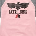 thumbnail image 3 of How to Train Your Dragon - Lets Ride - Toddler & Youth Girls Raglan Graphic T-Shirt, 3 of 5