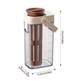 thumbnail image 5 of Zecic 1000ml Iced Coffee Maker Cold Brew Coffee Pot With Handle and Lid Kitchen Tool, 5 of 7