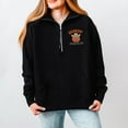 thumbnail image 4 of Embroidered Howdy Pumpkin - Women's Quarter Zip Fleece, 4 of 12