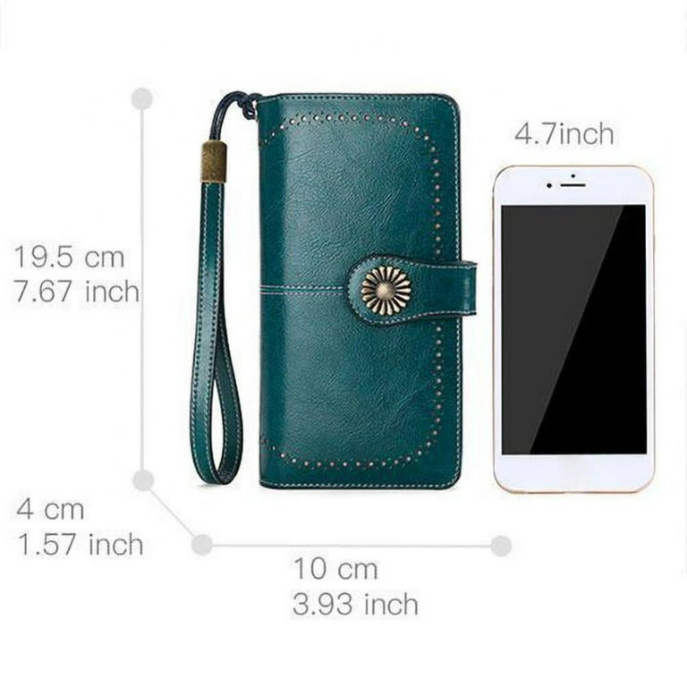 Kozart Women's Large Capacity RFID Blocking Genuine Leather Wallets