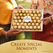 Ferrero Rocher Gourmet Hazelnut Milk Chocolate Gift Box, 42 Individually Wrapped Chocolates, 18.5 oz