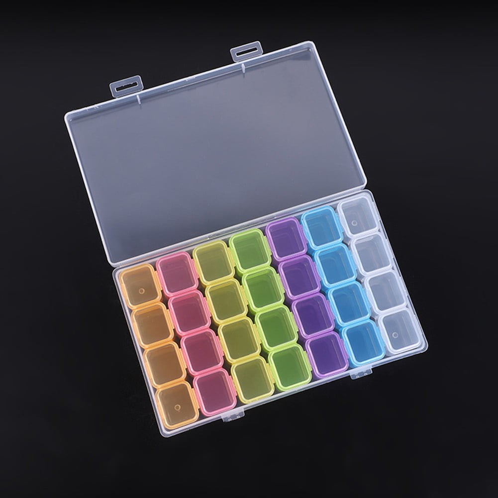 Clear and Portable Diamond Painting Storage Box Organize Your Art Supplies  