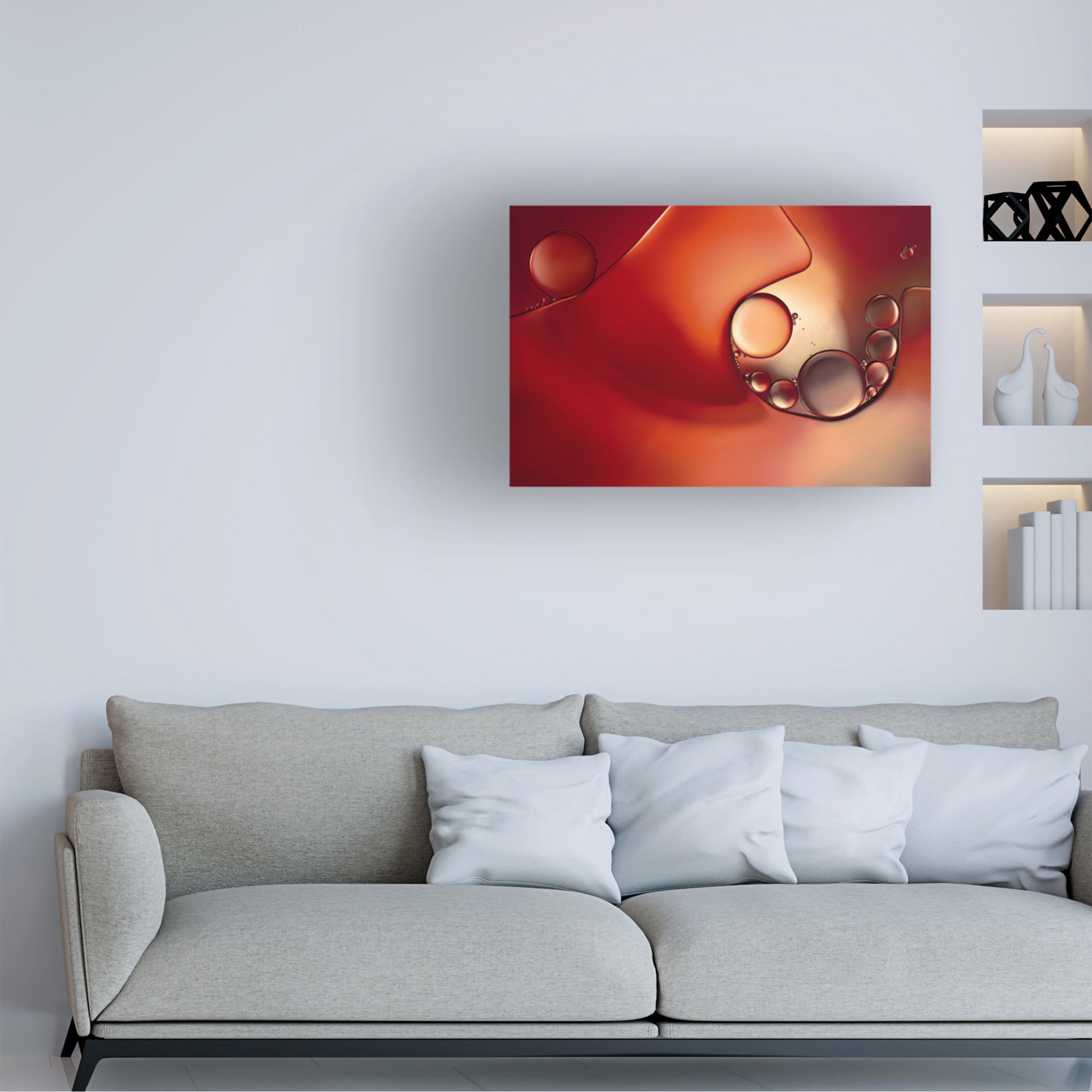 Canvas Wall Art - Heidi Westum 'Intruder In Red Ll' Wall Art for Living Room, Bedroom, or Office D?cor by Trademark Fine Art - 24 x 16 Inches