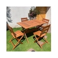 thumbnail image 2 of Comedor Dory Mesa Plegable de Madera con 4 Sillas uso Exterior Merkatari, 2 of 4