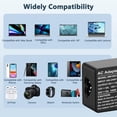 thumbnail image 3 of USB C Laptop Charger, 100W AC Laptop Power Adapter Replacement for Lenovo, ThinkPad, HP, Asus, Acer, MacBook, MSI, Dell,Toshiba,Universal Chromebooks Type C Power Cord, 3 of 3