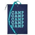 thumbnail image 4 of MeMoi Camp Camp Camp Laundry Wash Bag with Shoulder Strap, One Size, Lilac, 4 of 6