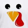 thumbnail image 3 of CafePress - Family Thanksgiving Day Turkey Face Women's V Neck T Shirt - Womens Cotton V-Neck T-shirt, 3 of 4