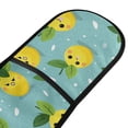 thumbnail image 2 of Dailycode Double Sided Oven Mitt with Loop Heat Resistant Kitchen Long Potholders 7" x 35" Cartoon Lemon Face, 2 of 6