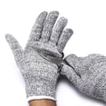 thumbnail image 2 of Set de 2 cuchillos para ostras con par de guantes y funda de piel, 2 of 5