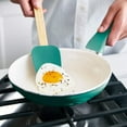 thumbnail image 3 of GreenPan Rio Ceramic Nonstick 8" Frypan with Spatula | Turquoise, 3 of 6