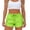 Yellow, variant on Lyrcatrment Women Gym Shorts Quick-Dry 2 In 1 Elastic High Waisted Drawstring 4 Pockets Summer Casual Lightweight Workout Athletic Short