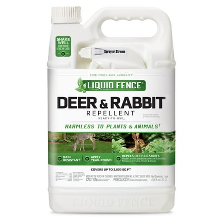 Liquid Fence Deer & Rabbit Repellent Ready-to-Use, (Best Rabbit Repellent Recipe)